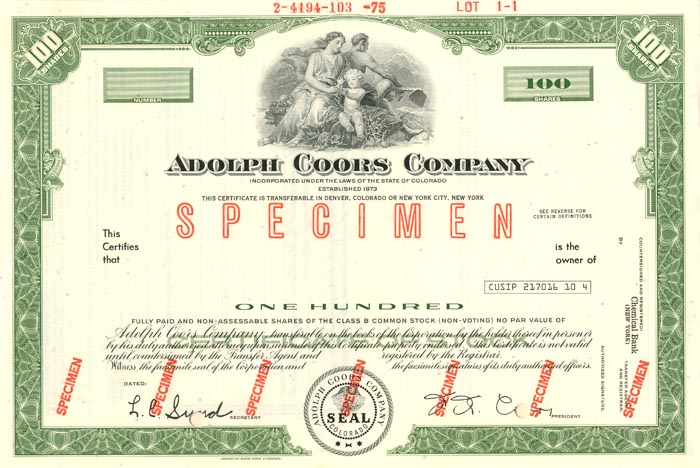 Adolph Coors Co.